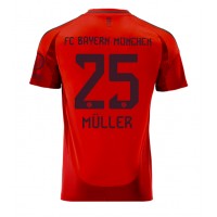 Pánský Fotbalový dres Bayern Munich Thomas Muller #25 2024-25 Domácí Krátký Rukáv